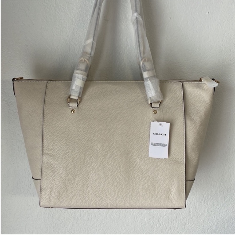 🆕 Coach Large Leather Kleo Tote‎ - Picture 5 of 6
